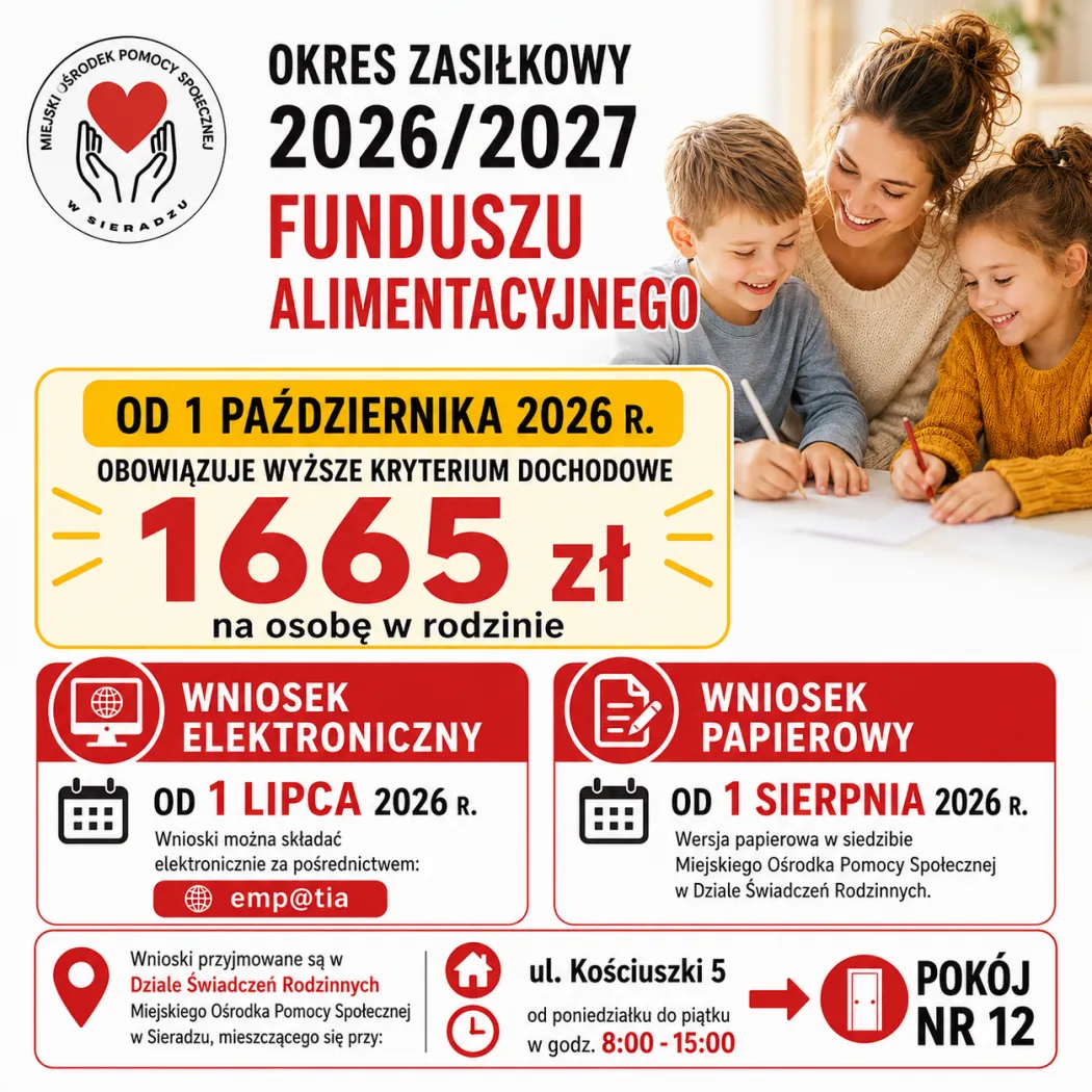 FUNDUSZ ALIMENTACYJNY 2026/2027