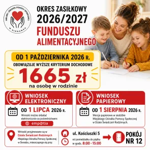 FUNDUSZ ALIMENTACYJNY 2026/2027